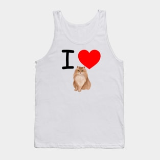 I Heart Persian Cats Tank Top